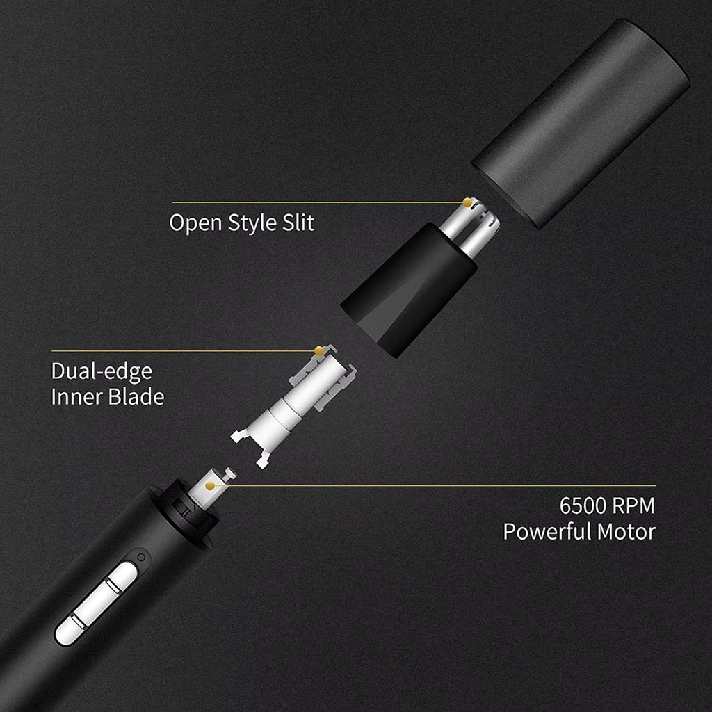 Mijia Electric Nose Ear Hair Trimmer for Men Painless Rechargeable Sideburns Eyebrows Beard 3 in 1 Hair Clipper Shaver