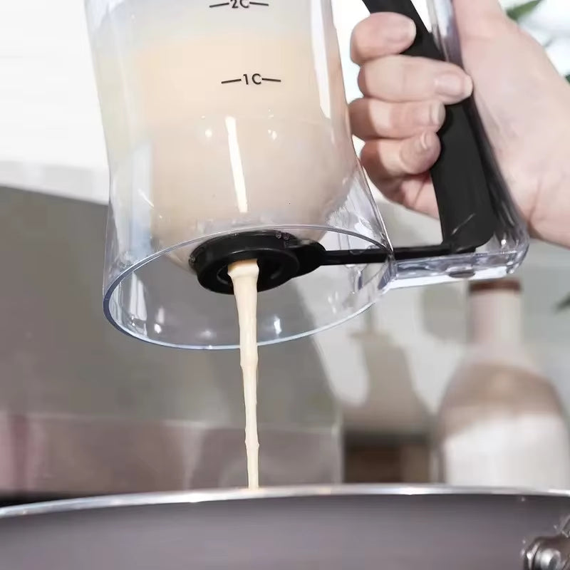 Cupcake Batter Dispenser - Designed for Easy Pouring - Non-Stick and Space-Efficient Ideal for Making Waffles Cakes and Pancakes